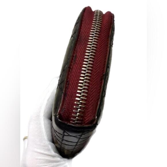 AUTHENTIC Dior Lady Dior Zippy Wallet- REDYED CONDITION - Picture 3 of 9